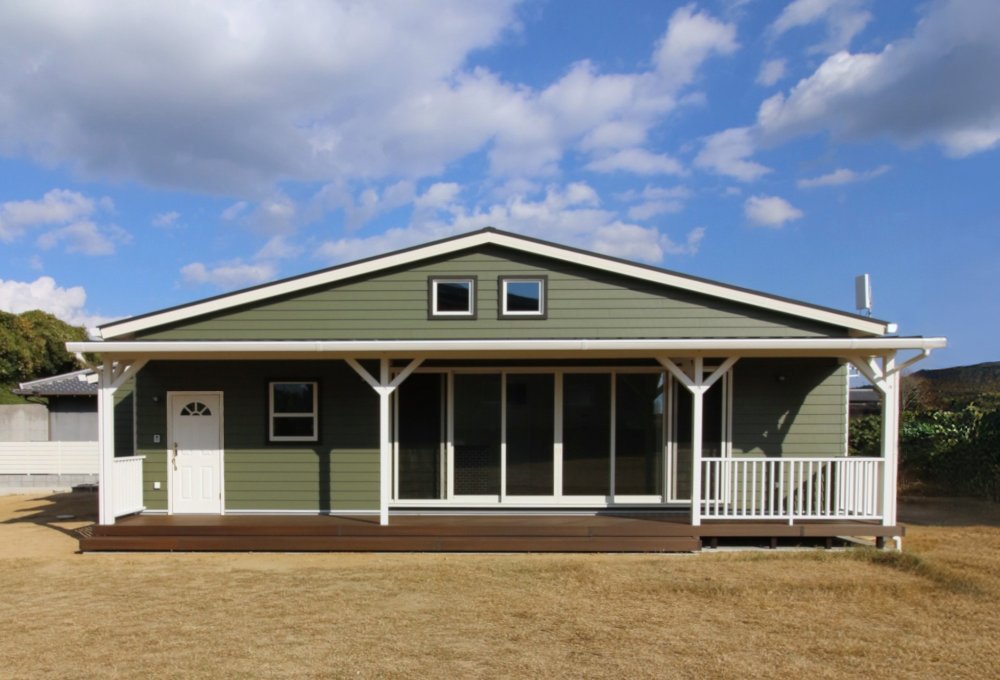 ヴィンテージミックススタイルのアメリカンハウス